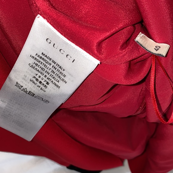 Fire Red GUCCI Dress - Picture 14 of 15